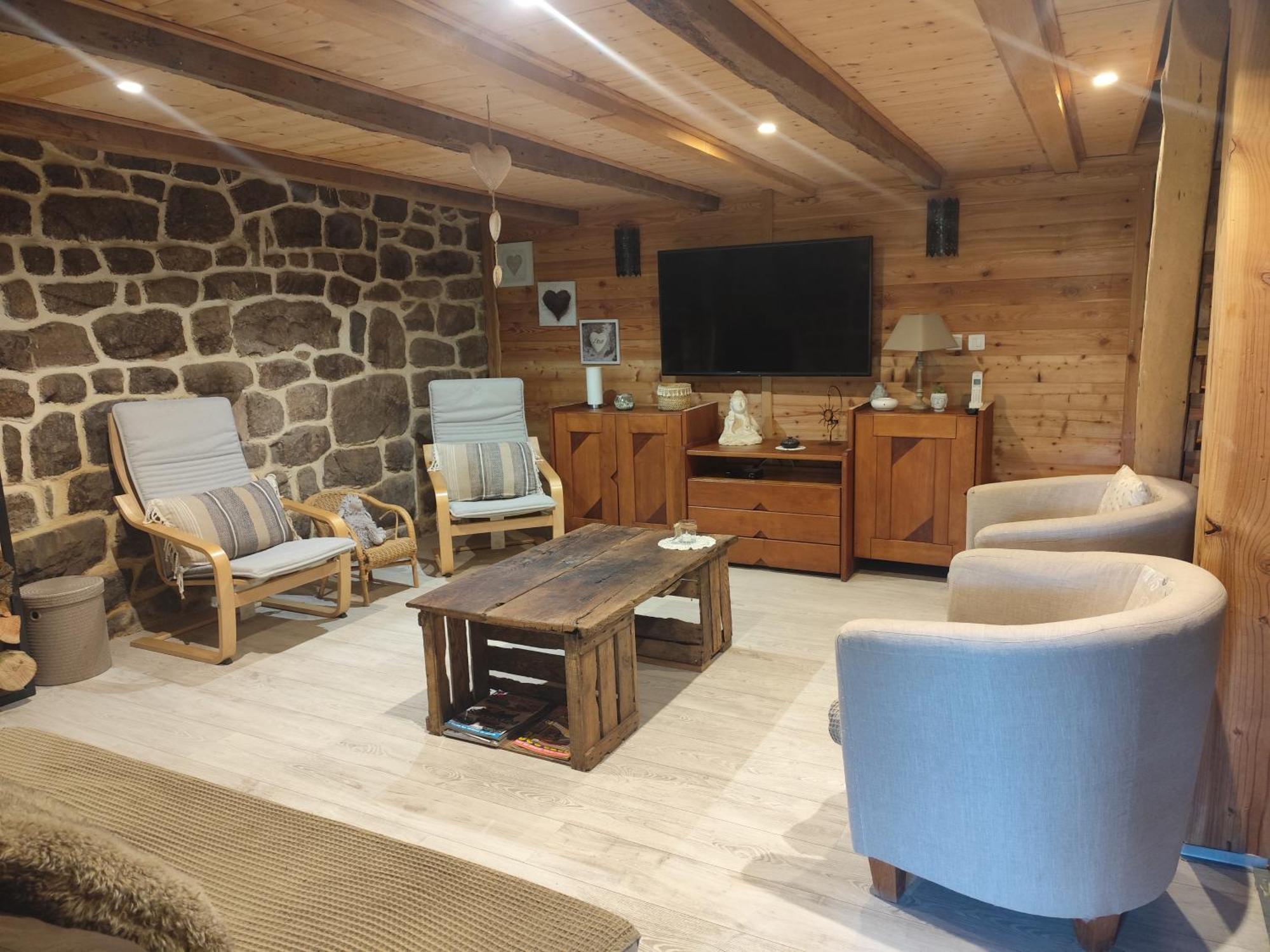 Maison Pres De La Dolce Via Avec Bain Norvegien Saint-Cierge-sous-le-Cheylard المظهر الخارجي الصورة